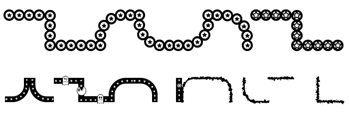 BorderMon Series 1 Font OTHER CHARS