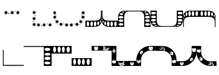 BorderMon Series 1 Font LOWERCASE