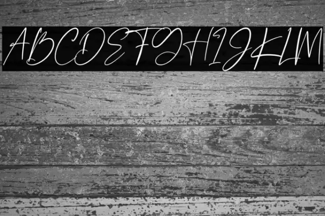 Borderline Font examples