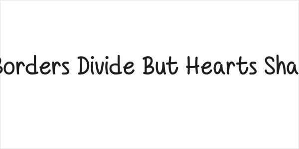 Borders Divide But Hearts Shall Logo