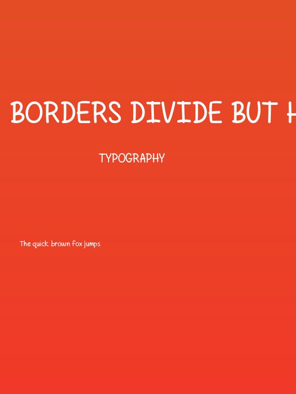 Borders Divide But Hearts Shall Poster