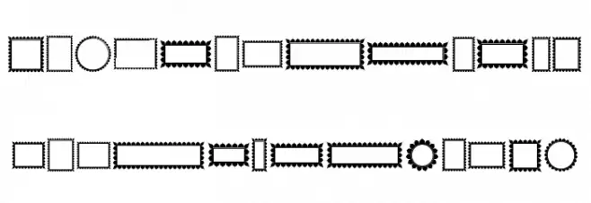 Borders islamic 1444 خط أحرف صغيرة