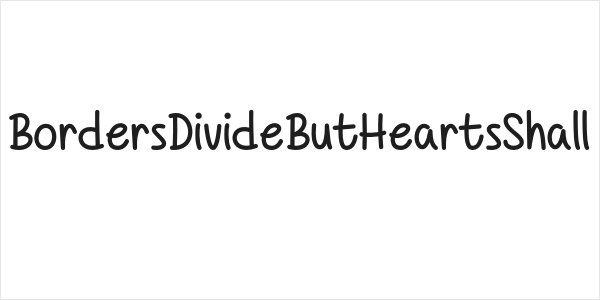BordersDivideButHeartsShall Logo