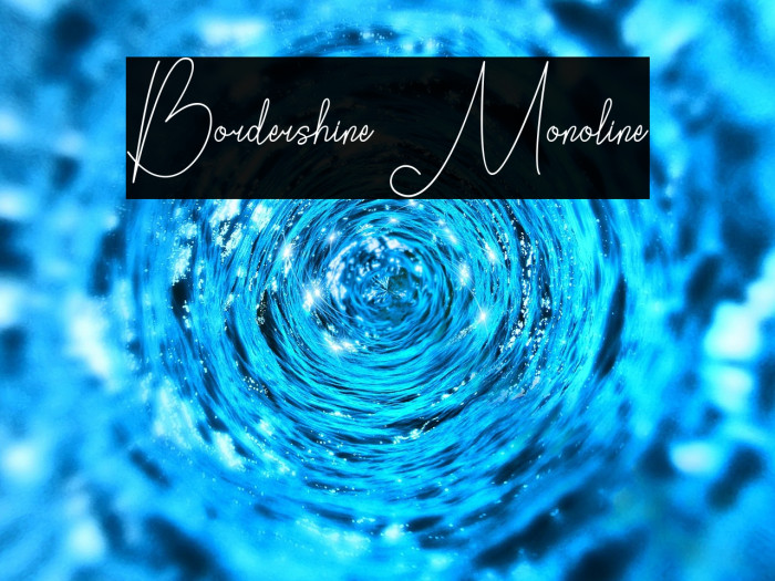 Bordershine Monoline Example 1
