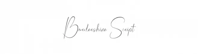 Bordershine Script  Frei Schriftart Herunterladen