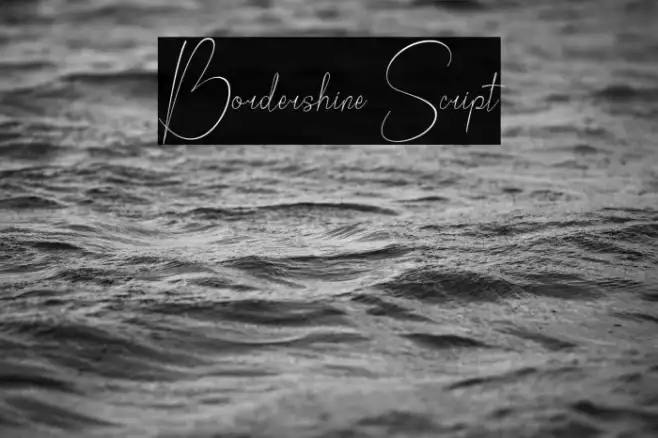 Bordershine Script Example 2