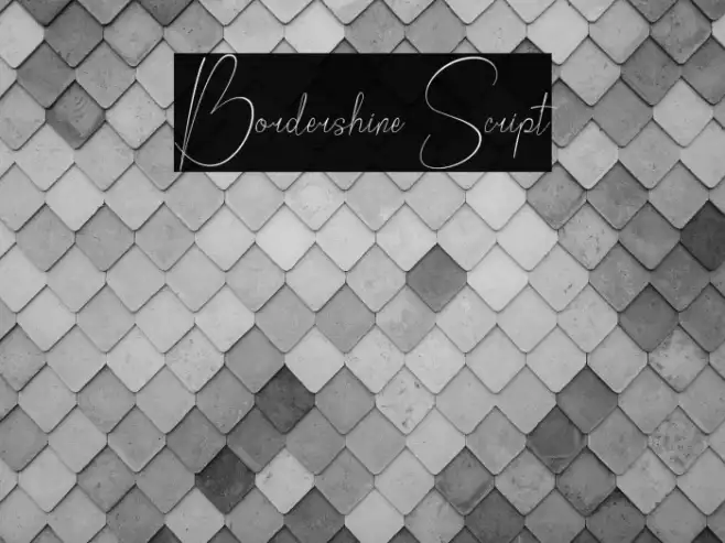 Bordershine Script Example 3