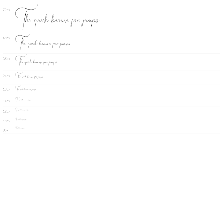 Bordershine Script Waterfall