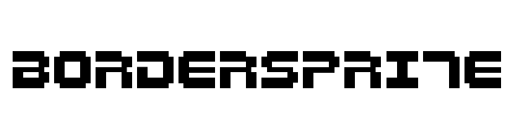 Bordersprite  Скачать бесплатные шрифты