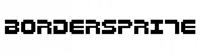 Bordersprite  Fuentes Gratis Descargar