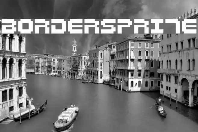 Bordersprite Font examples