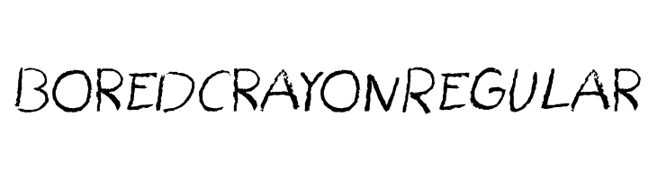 Bored Crayon Regular  les polices de caractères gratuit tlcharger