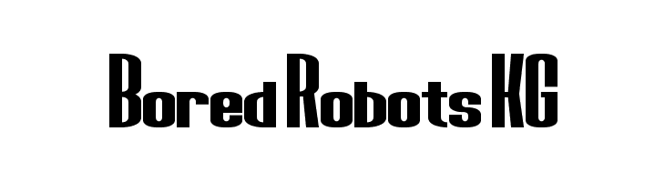 Bored Robots KG Font