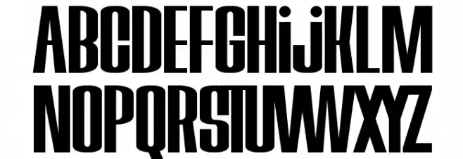 Bored Robots KG Schriftart Groß