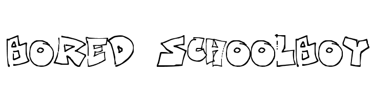 Bored Schoolboy フォント