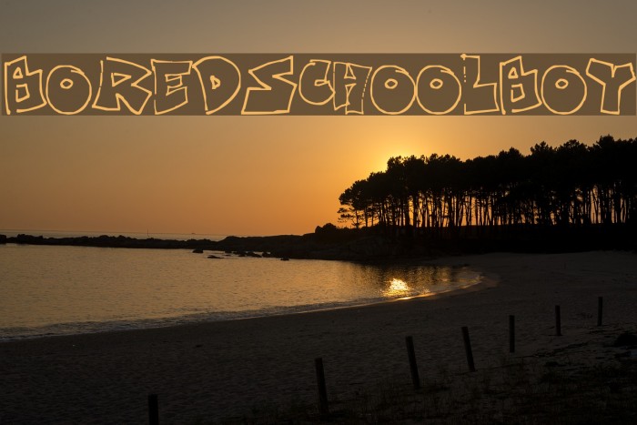 Bored Schoolboy Font examples