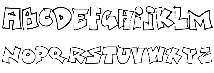 Bored Schoolboy Font LOWERCASE
