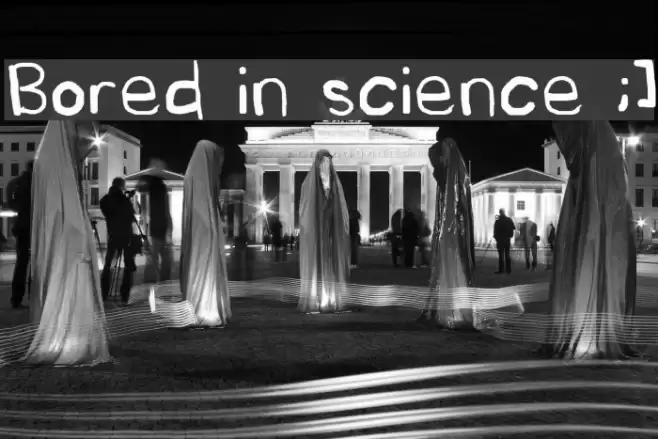 Bored in science ;] Font examples