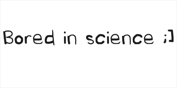 Bored in science ;] Logo
