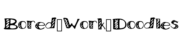 Bored_Work_Doodles  les polices de caractères gratuit tlcharger