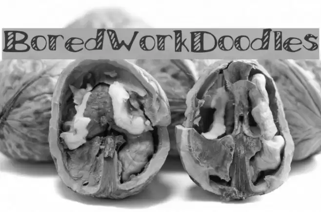 Bored_Work_Doodles Font examples