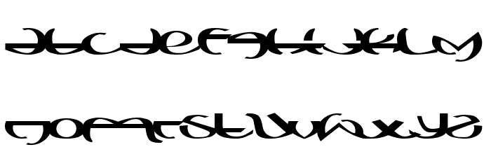 Boredom Font LOWERCASE