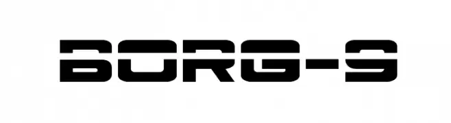 Borg-9  フリーフォントのダウンロード