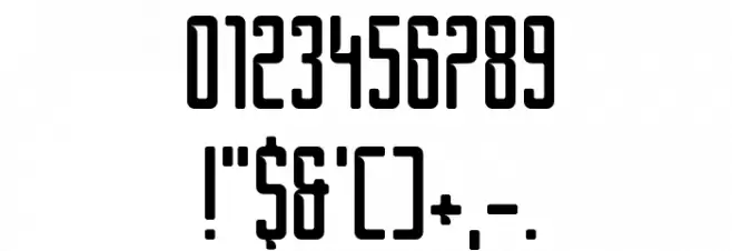 Borg Font OTHER CHARS