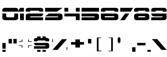 Borg9 Font OTHER CHARS