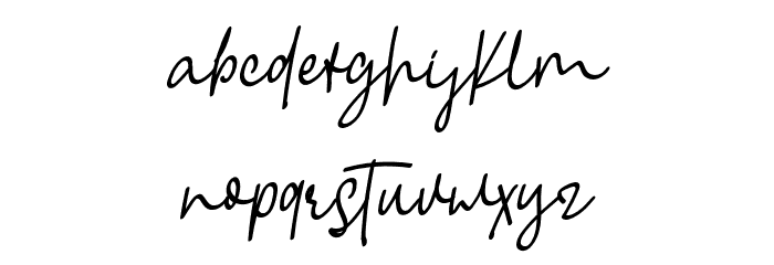 Borgemore Font LOWERCASE