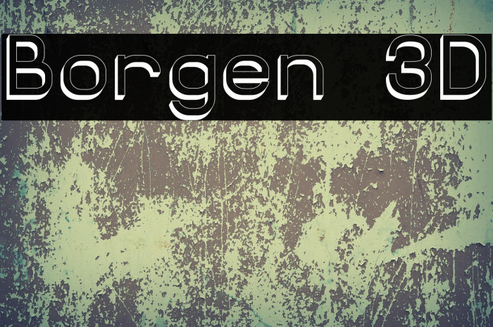 Borgen 3D Example 1