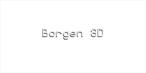 Borgen 3D Logo