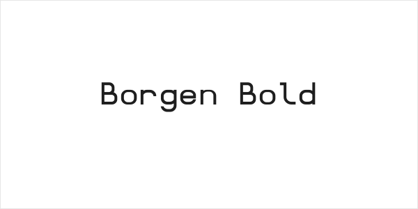 Borgen Bold Logo