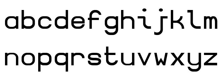 Borgen Bold Font LOWERCASE