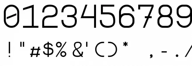 Borgen Font OTHER CHARS