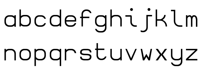 Borgen Font LOWERCASE