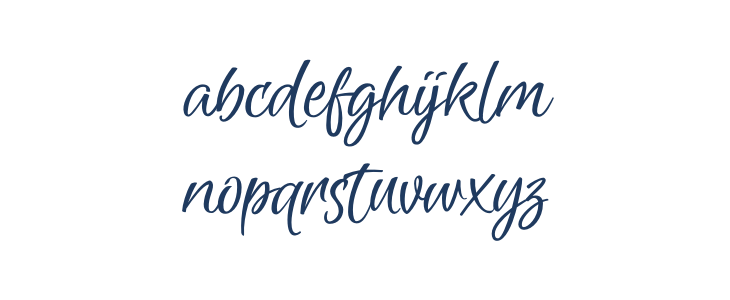 Borgers Script PERSONAL USE Regular Lowercase