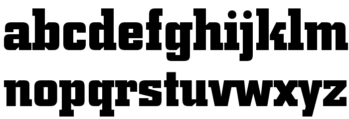 Borghs Normal Font LOWERCASE
