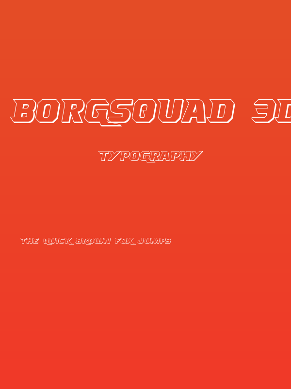 Borgsquad 3D Poster