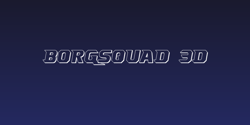 Borgsquad 3D Social Header