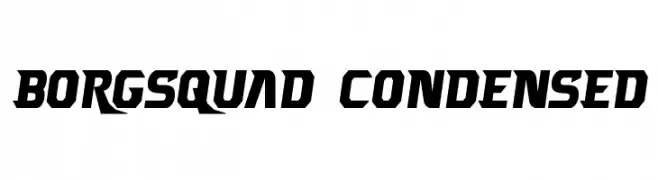Borgsquad Condensed  Descarca Fonturi Gratis