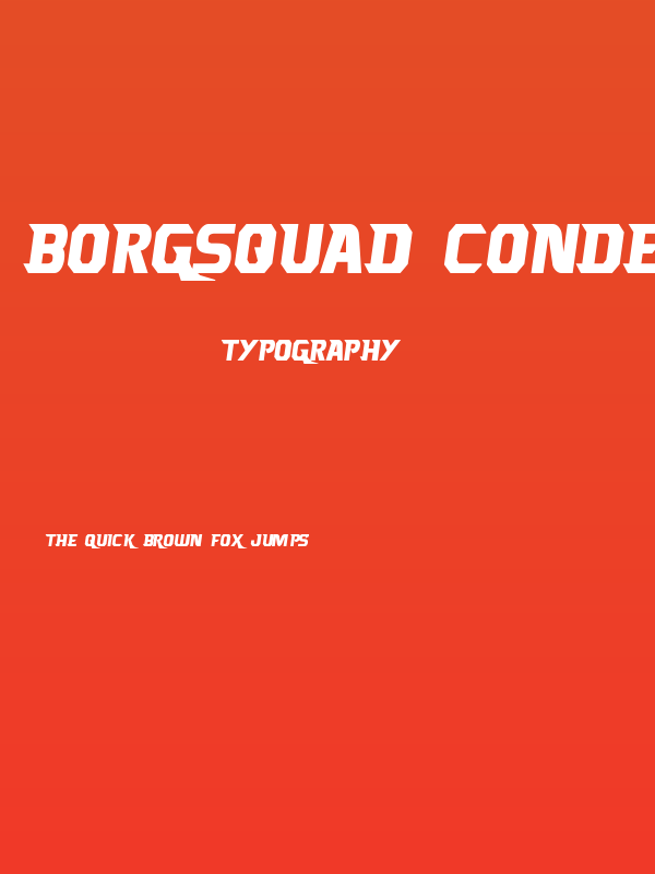 Borgsquad Condensed Poster