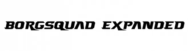 Borgsquad Expanded  Frei Schriftart Herunterladen