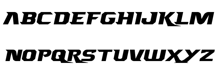 Borgsquad Expanded Font LOWERCASE