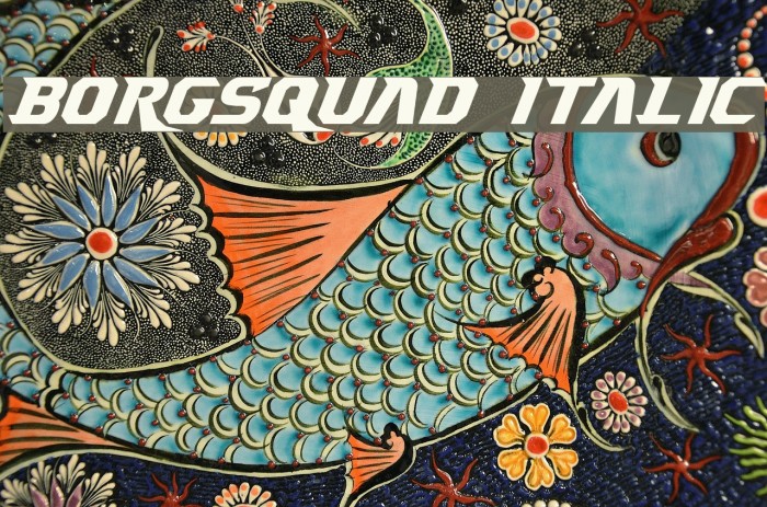 Borgsquad Italic Example 3