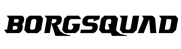Borgsquad Font