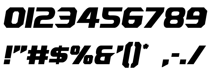 Borgsquad Font OTHER CHARS