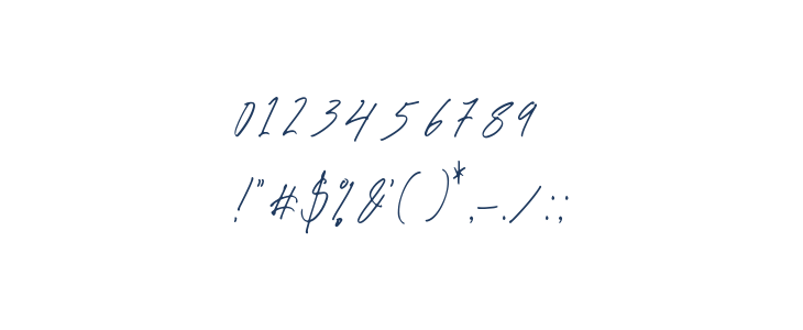 Borias Signature Signature Other Characters