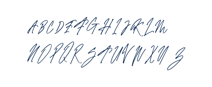 Borias Signature Signature Uppercase