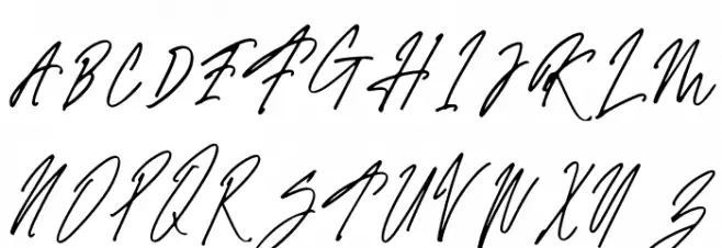 Borias Signature Signature Fuentes MAYÚSCULAS